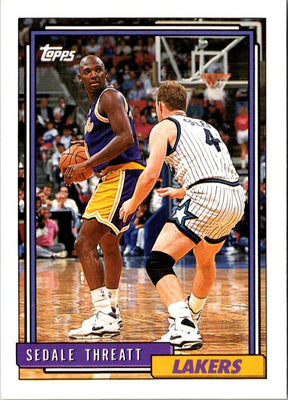 1992 Topps Gold Sedale Threatt #45