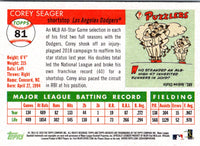 2020 Topps Archives Corey Seager #81