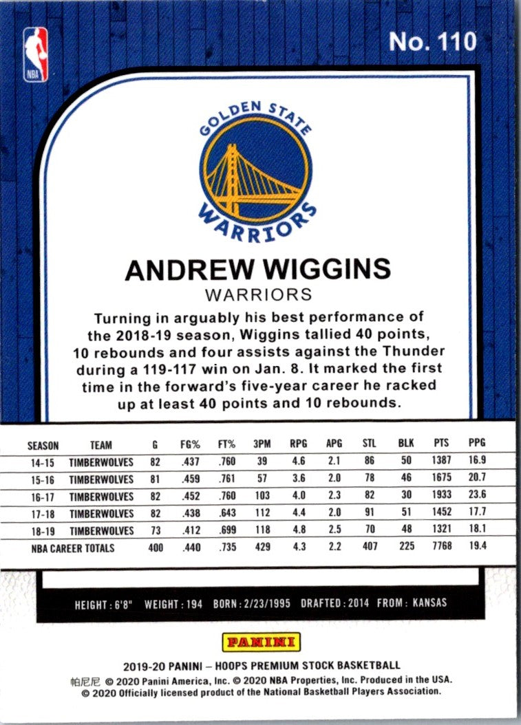 2019 Hoops Andrew Wiggins