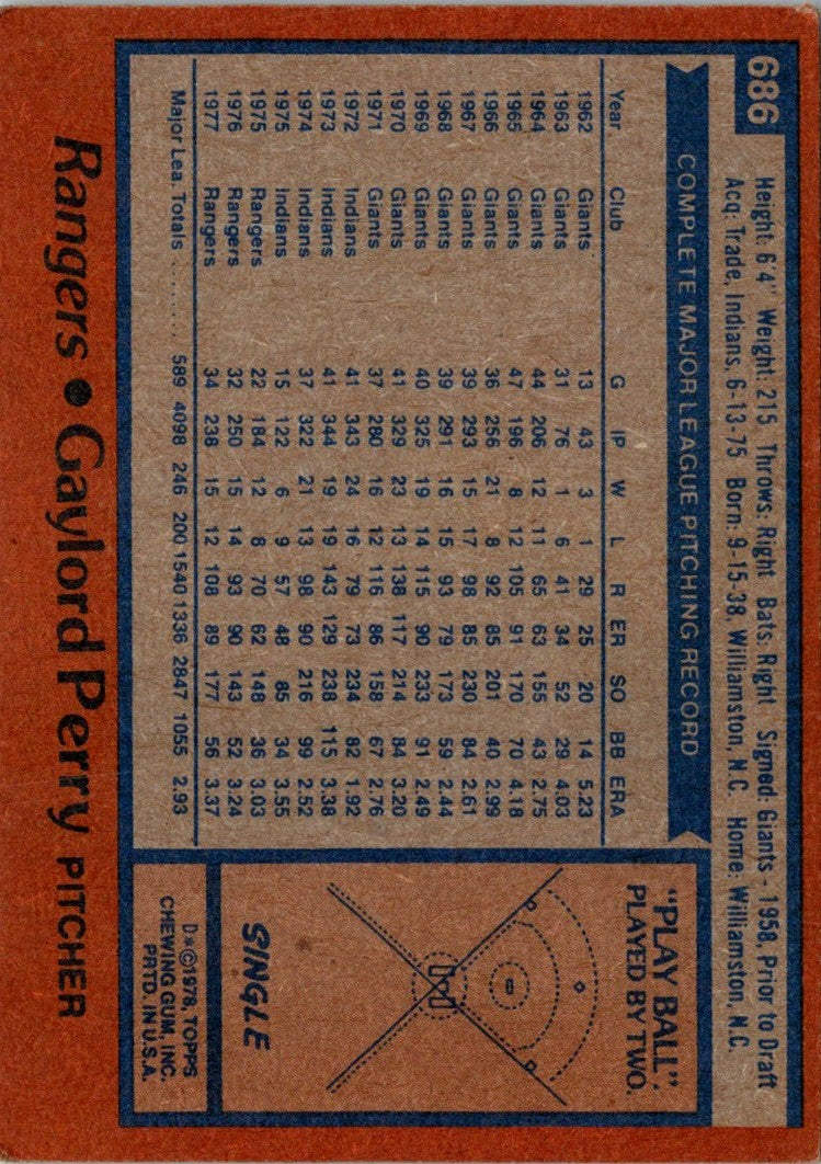 1978 Topps Gaylord Perry