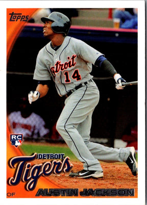 2010 Topps Austin Jackson #503 Rookie