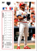 1991 Upper Deck Felix Jose #387