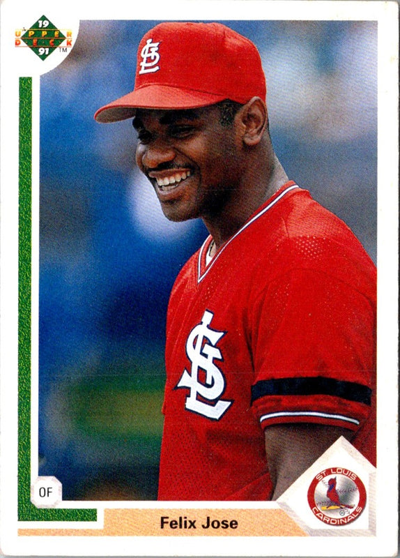 1991 Upper Deck Felix Jose #387
