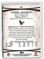 2012 Bowman Andre Johnson #80
