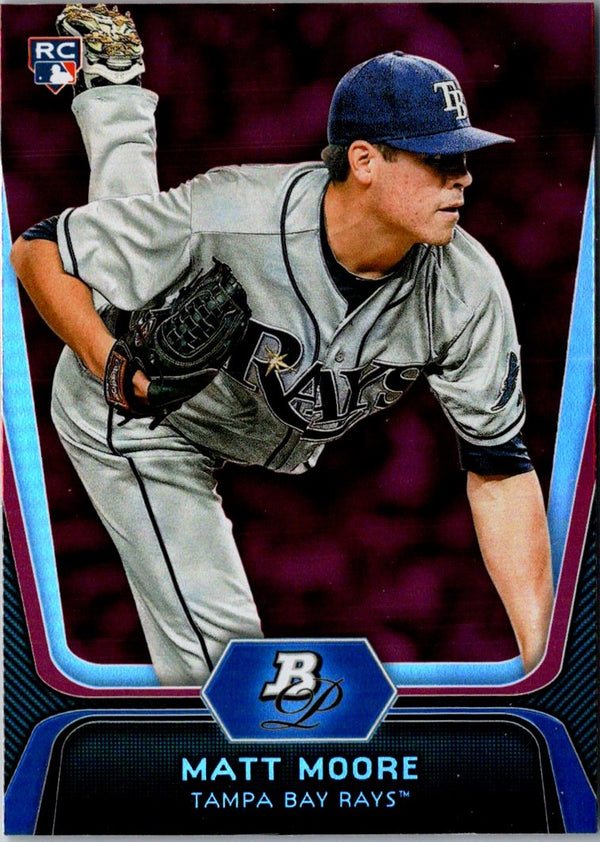 2012 Bowman Platinum Matt Moore #99 Rookie