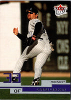 2002 Fleer Premium On Base! Game Used Larry Walker #12