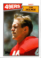 1987 Topps Tom Holmoe #124 Rookie