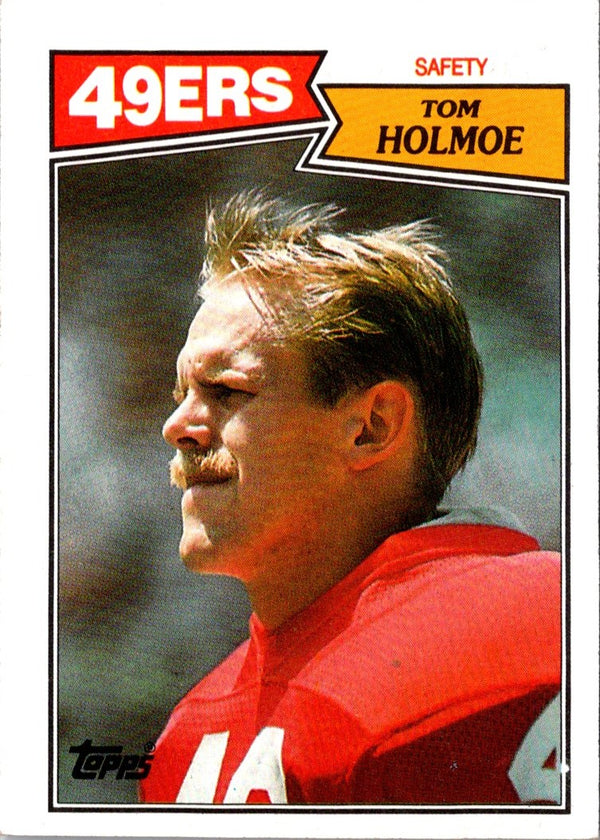 1987 Topps Tom Holmoe #124 Rookie
