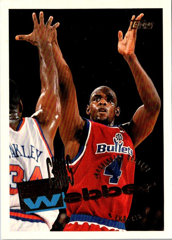 1995 Topps Chris Webber #282