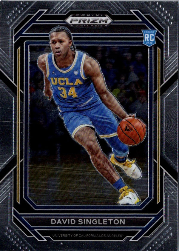 2023 Panini Prizm Draft Picks Choice Blue/Yellow/Green David Singleton #16