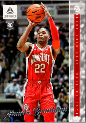 2022 Panini Chronicles Draft Picks Malaki Branham #18