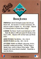 1992 Studio David Justice #5