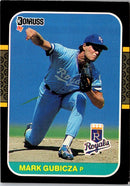 1987 Donruss Mark Gubicza