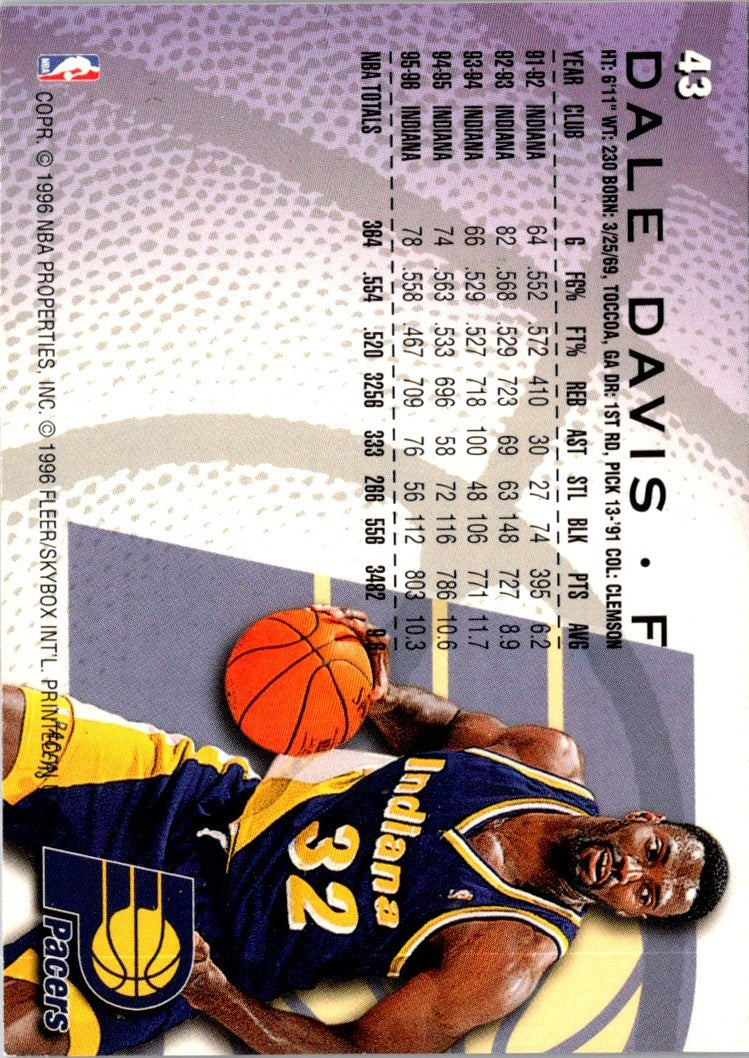 1996 Fleer Dale Davis