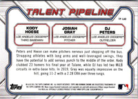 2021 Bowman Talent Pipeline Josiah Gray/Kody Hoese / #TP-LAD