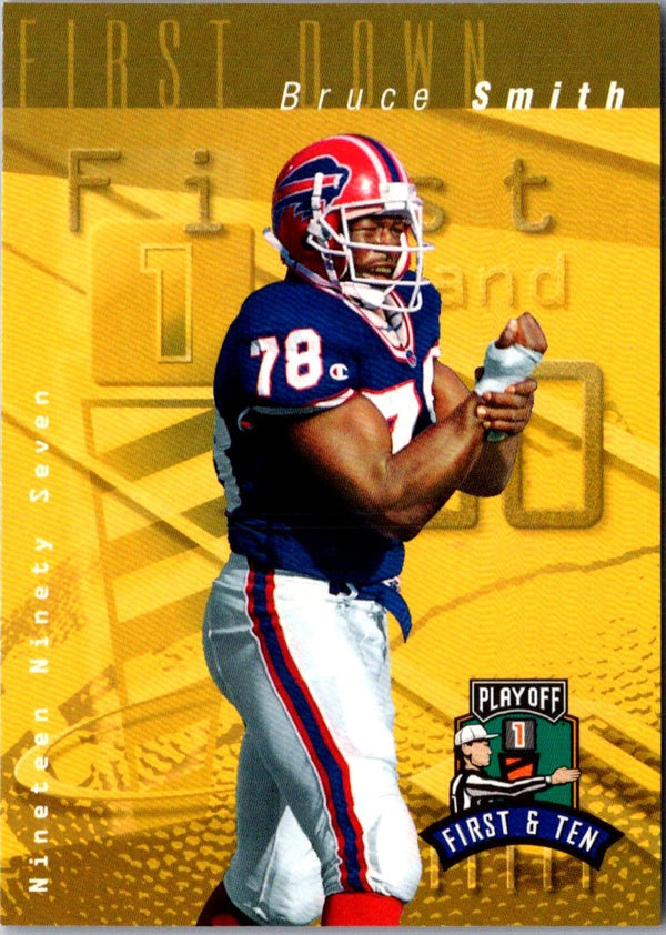 1997 Playoff Absolute Gold Redemption Bruce Smith #78