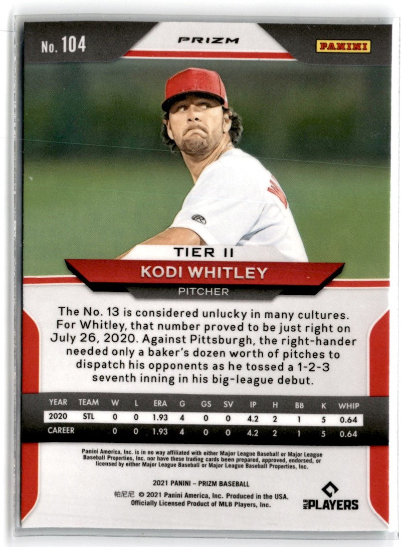 2021 Panini Prizm Kodi Whitley