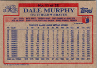 1989 Topps Cap'n Crunch Dale Murphy #11