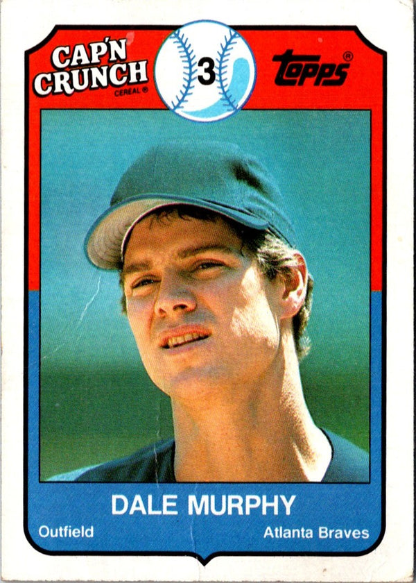 1989 Topps Cap'n Crunch Dale Murphy #11