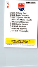 1990 Hoops Wayman Tisdale