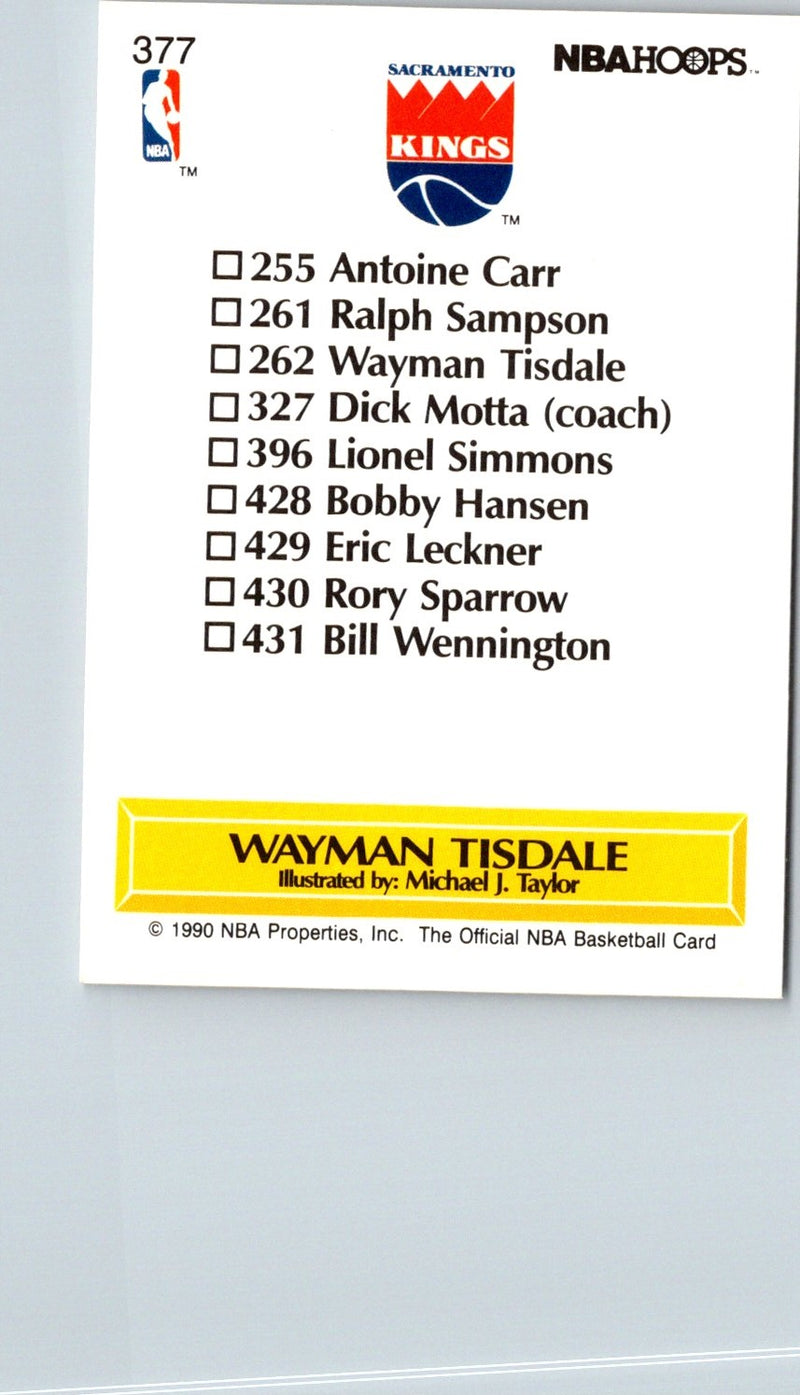1990 Hoops Wayman Tisdale