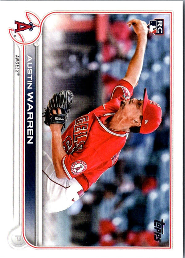 2022 Topps Austin Warren #495 Rookie