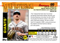 2021 Bowman Heritage Mike Yastrzemski #99