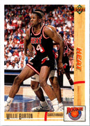 1991 Upper Deck Rookie Standouts Willie Burton