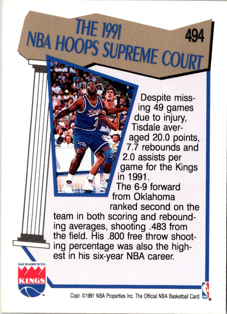 1991 Hoops Wayman Tisdale