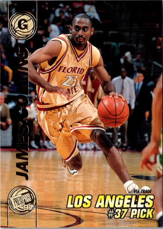 1997 Press Pass Double Threat James Collins #32