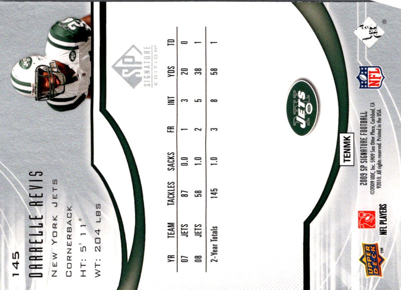 2009 SP Signature Darrelle Revis