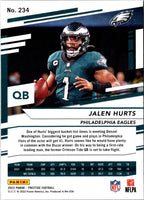 2022 Panini Prizm Blue Jalen Hurts #234