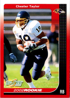 2002 Score Chester Taylor #272 Rookie