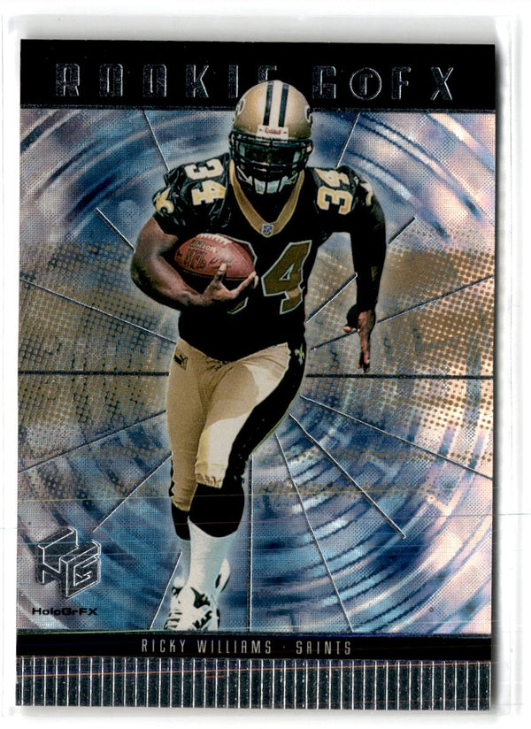 1999 Playoff Momentum SSD Rookie Quads Gold Ricky Williams/Amos Zereoue/Cecil Collins/Jerry Azumah #6