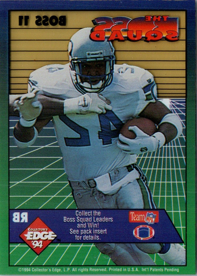 1995 Fleer Shell FACT Chris Warren