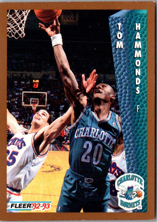 1992 Fleer Tom Hammonds #309