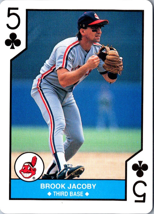 1990 U.S. Playing Card Co. Brook Jacoby #5