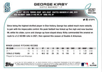 2022 Topps Update George Kirby #US207 Rookie