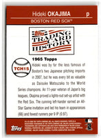 2008 Topps Trading Card History Hideki Okajima #TCH15