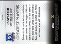2019 Topps 150 Years of Professional Baseball - Greatest Players Tris Speaker #GP-24