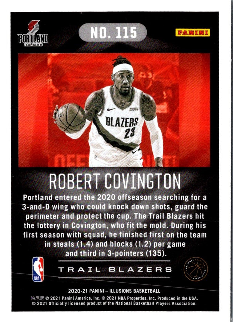 2020 Panini Illusions Asia Red Robert Covington