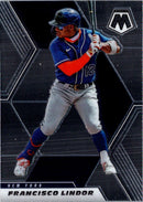 2021 Panini Mosaic Blue Francisco Lindor