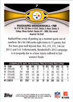 2012 Topps Rashard Mendenhall #7