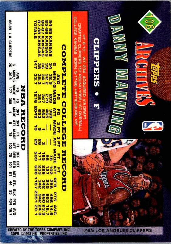 1993 Topps Charles Oakley #25