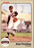 1983 Fleer Alan Fowlkes #259 Rookie