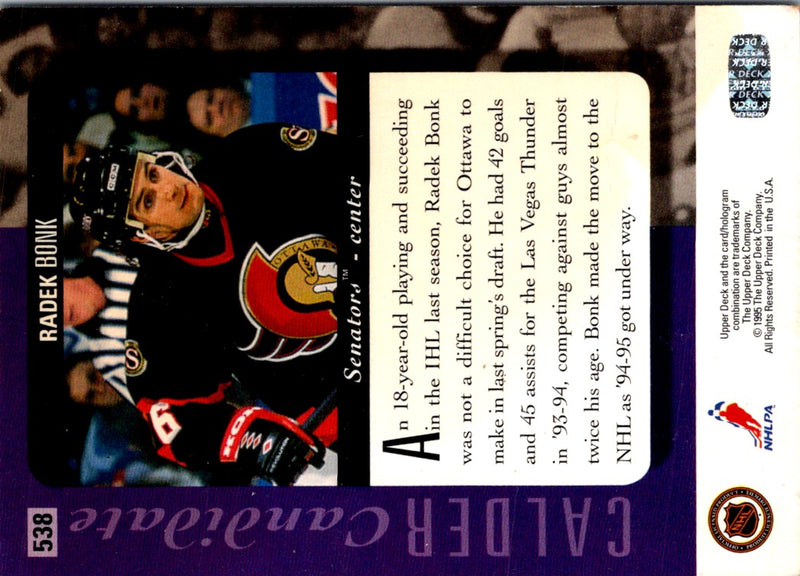 1994 Upper Deck Radek Bonk