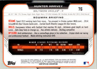 2015 Bowman Draft Picks & Prospects Hunter Harvey #76