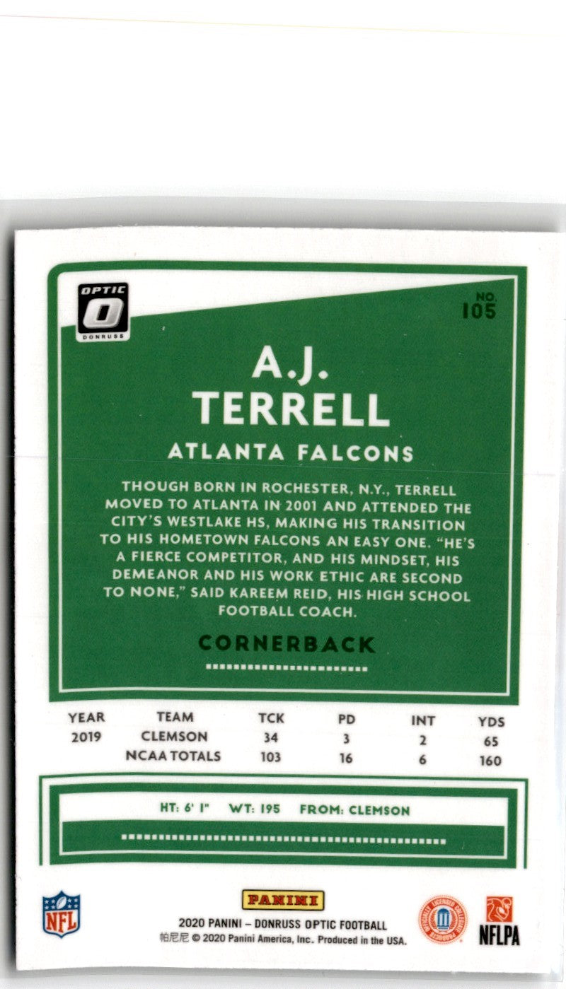 2020 Donruss Optic Red A.J. Terrell