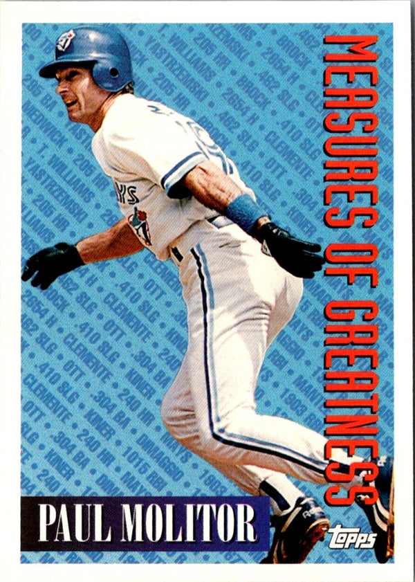 1994 Topps Paul Molitor #609