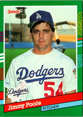 1991 Donruss Jimmy Poole #655 Rookie